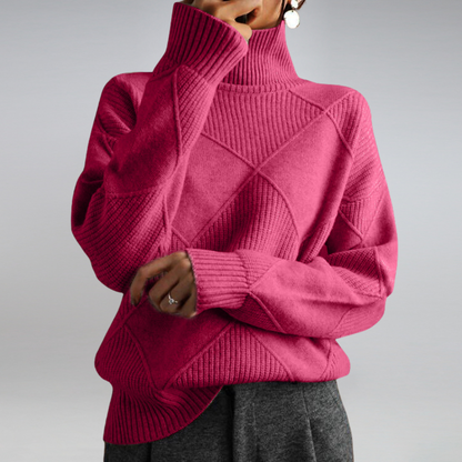 Soft turtleneck sweater for women | Seraphine -10