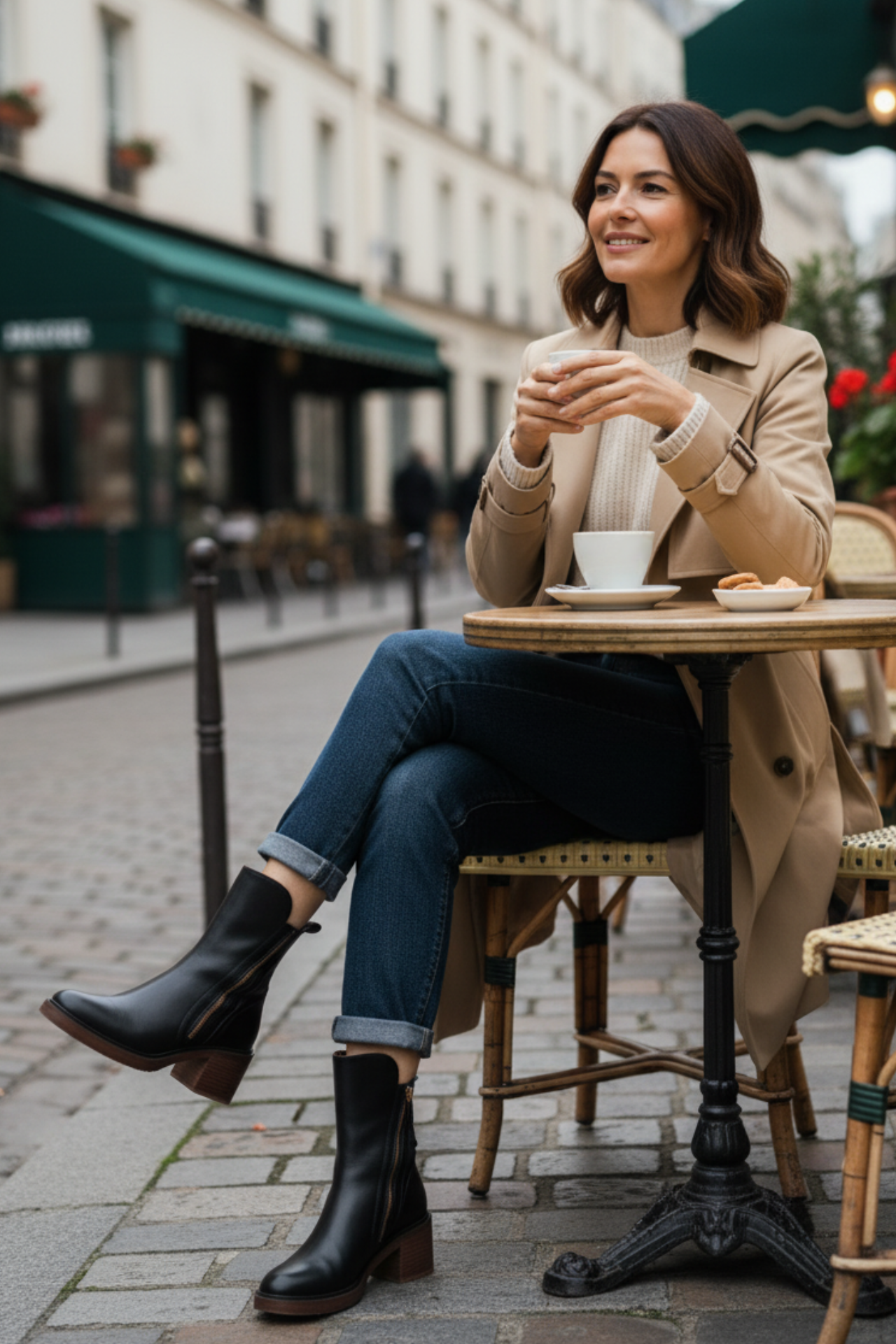 Elegant heeled comfortable boots for women | Marielle -9