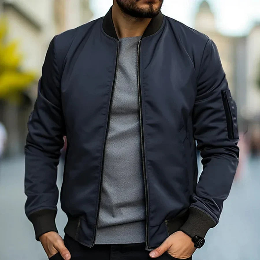 Bomber elegant jacket for men -2