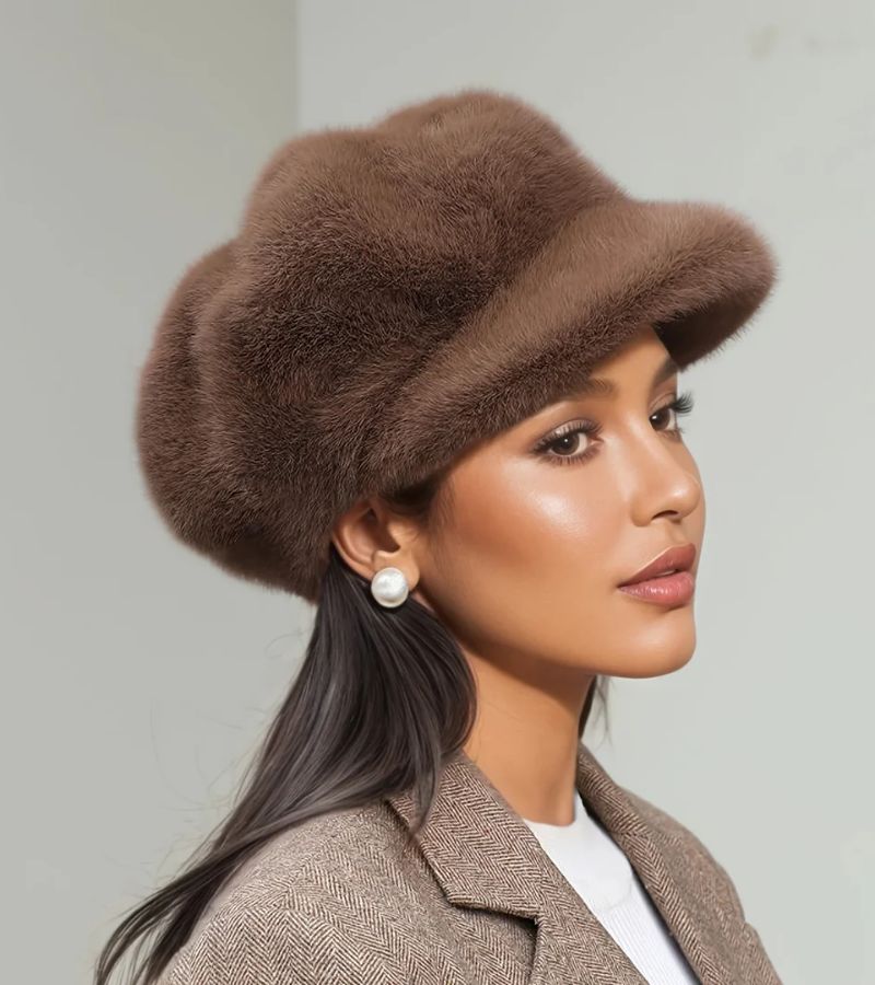 Structured elegant beret clothing for women | Liora -1