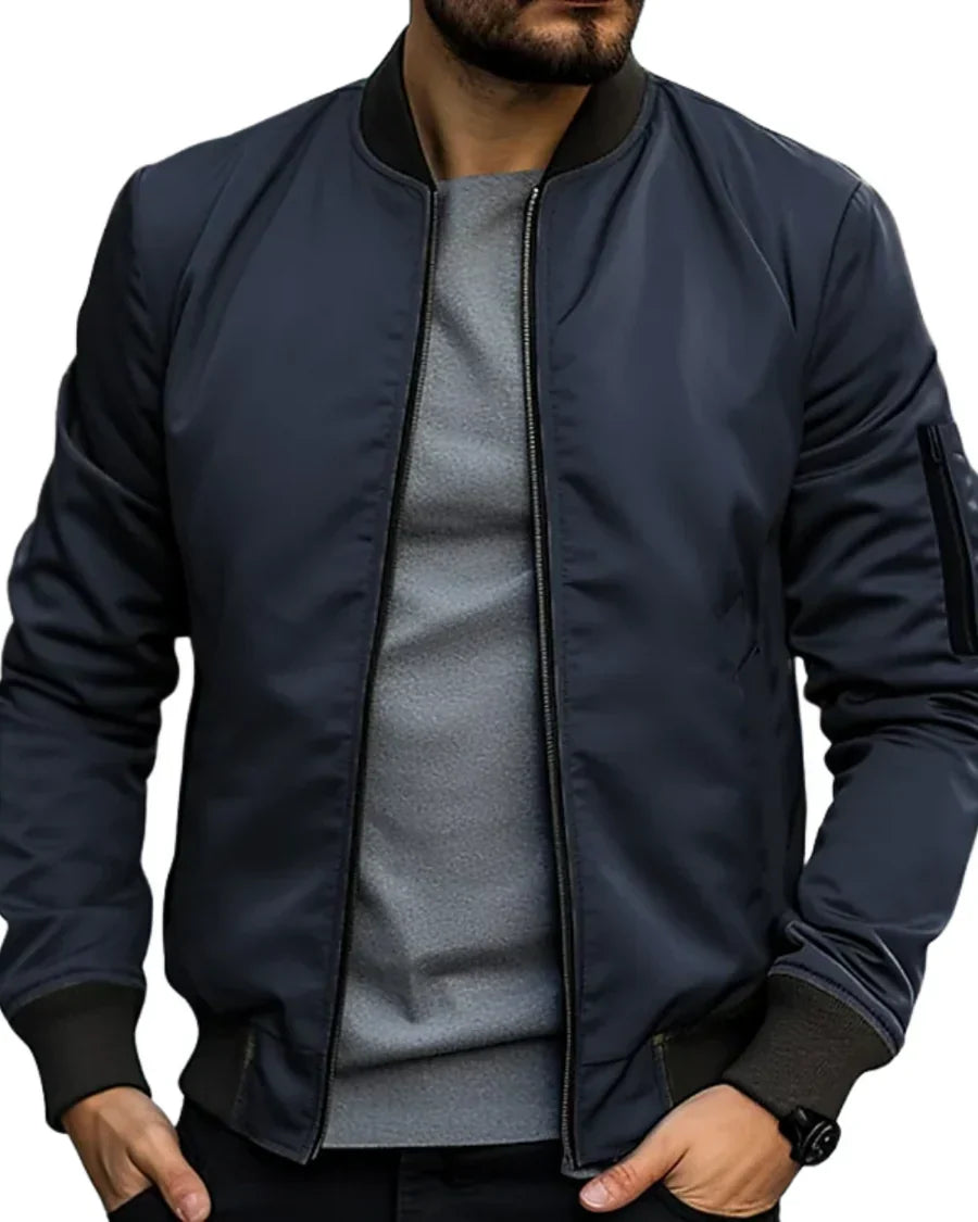 Bomber elegant jacket for men -1