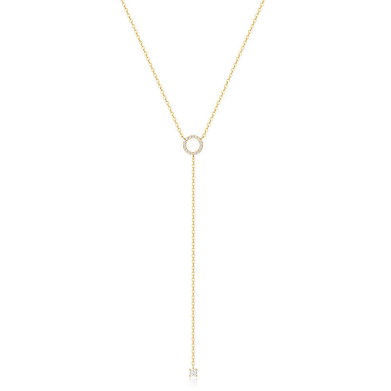 Pendant circle necklace for women | Tiana -2