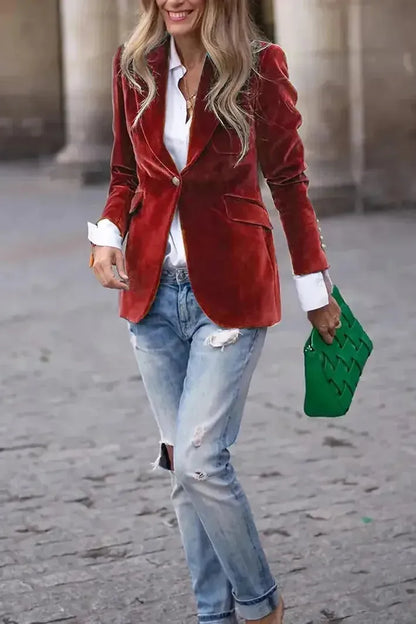 Chic elegant blazer for women -17
