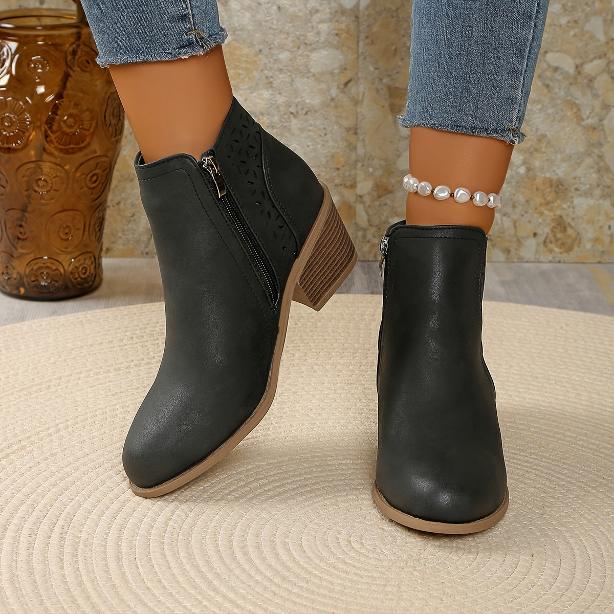Ankle elegant comfortable boots for women -10