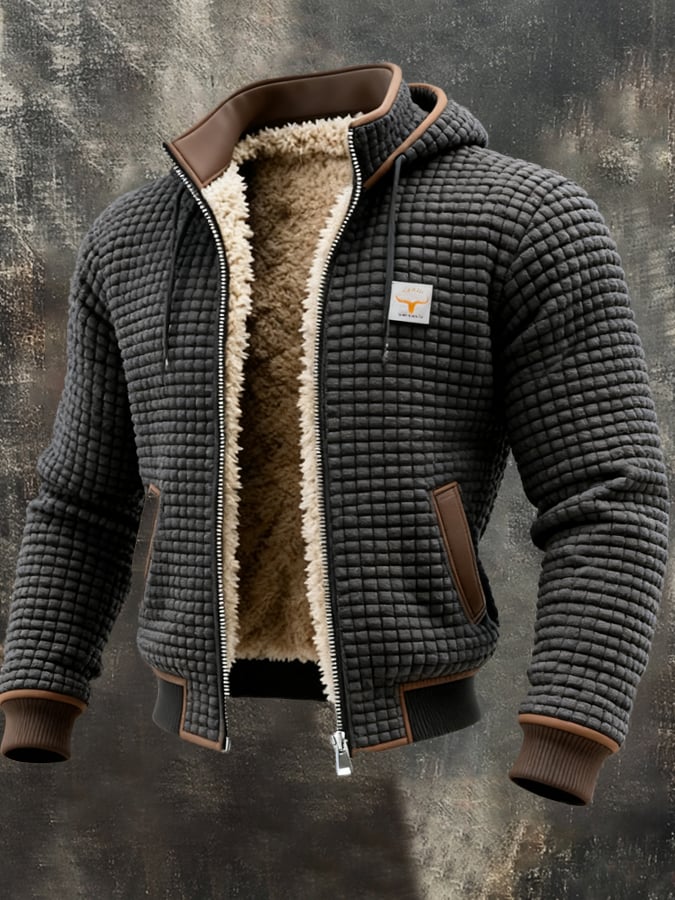 Quilted elegant jacket for men | Aurelio -1