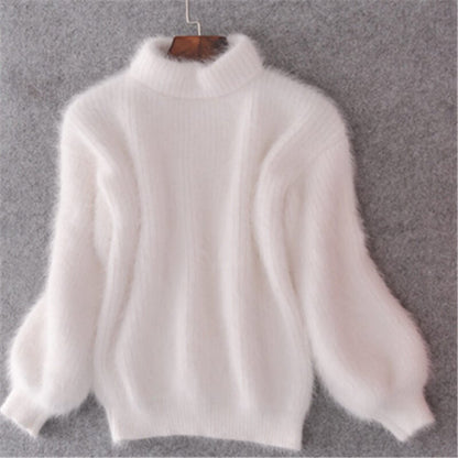 Fit knit wool sweater for women | Loose -2