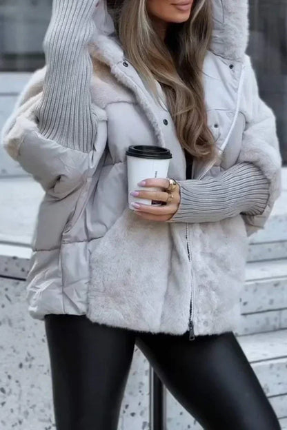 Winter lined comfortable jacket for women | Wrenna -4
