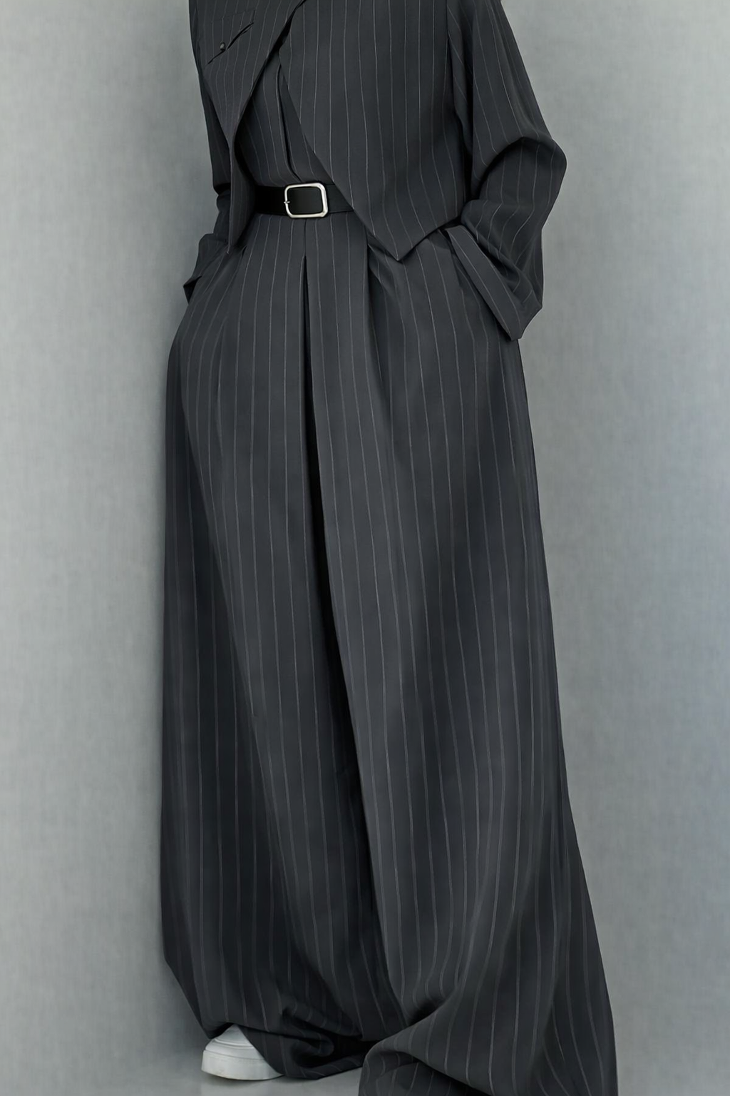Chic bustier & jacket set jumpsuit for women | Selene -4