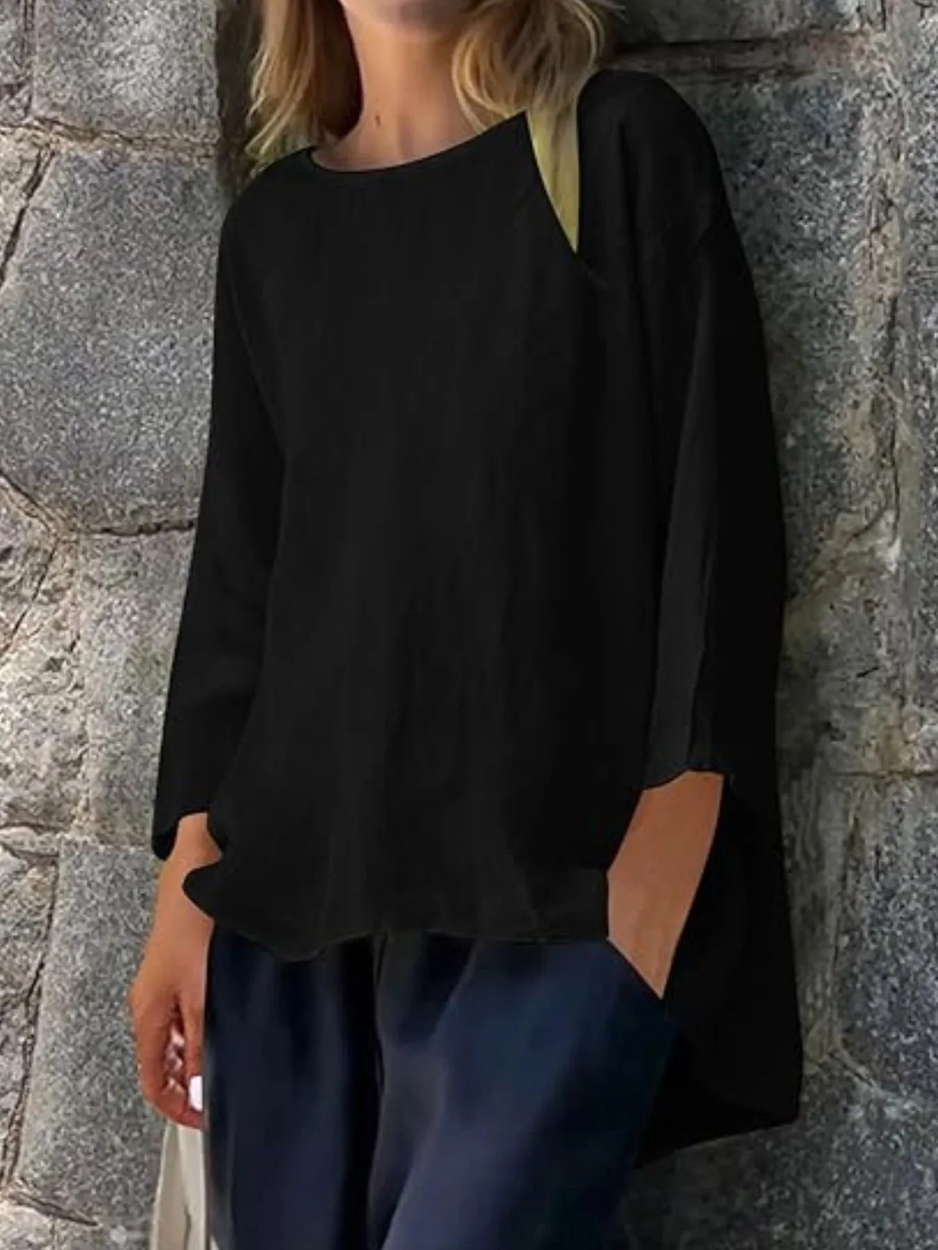 Long chic blouse for women -7