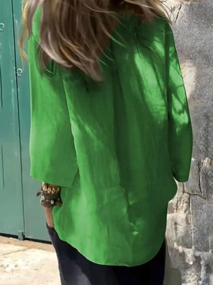 Long chic blouse for women -10