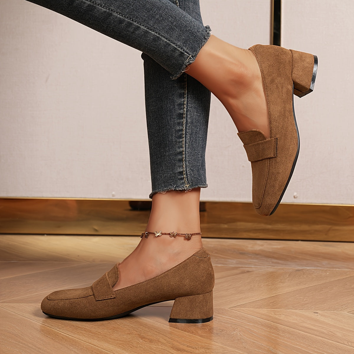 Elegant comfortable shoes for women | Heel Bas -9