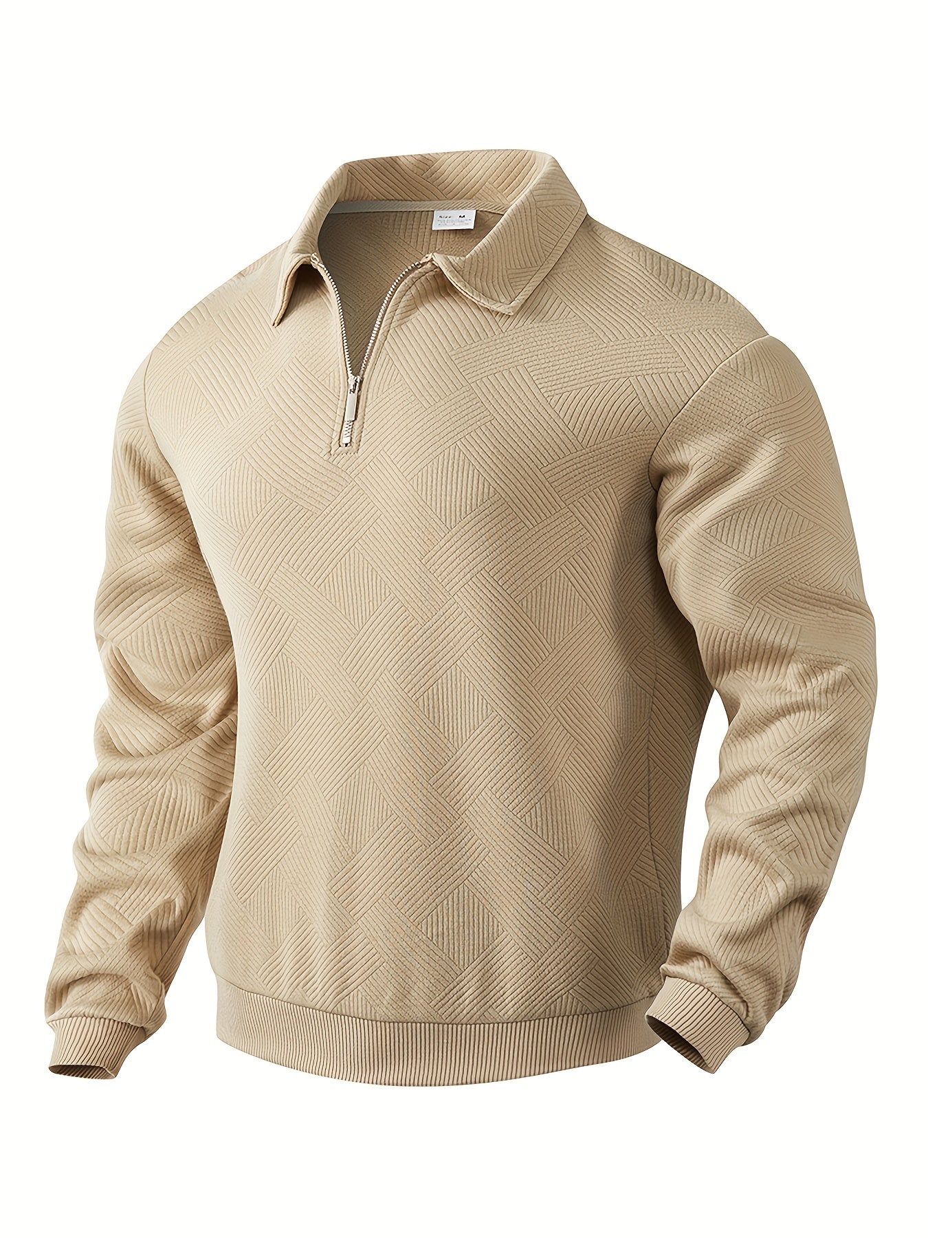 Refined zip-up quart tour sweater for men | Elliot -5