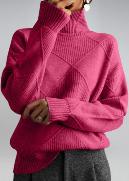 Sweater soft turtleneck for women -2