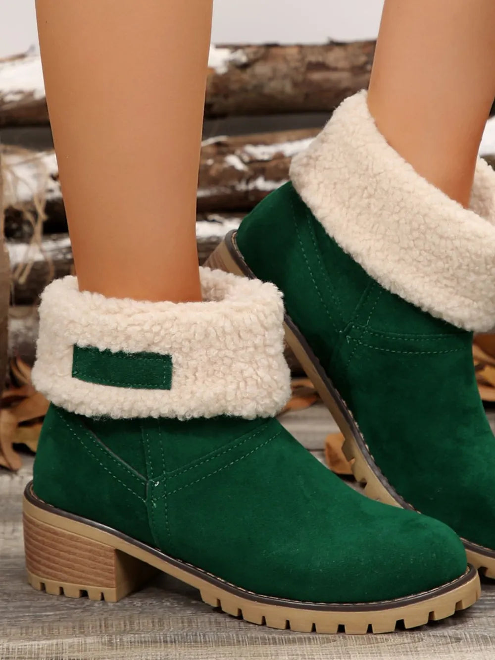 Winter heel mi-top boots for women | Emmanuella -31