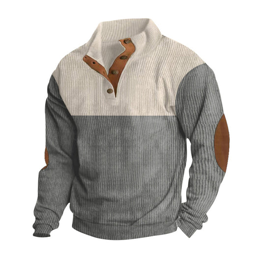 Sport trendy high collar sweater for men | Alexander -1