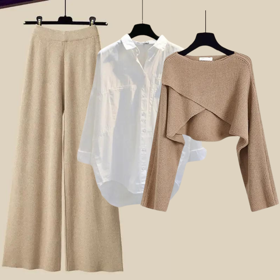Modern three piece set for women | Lahni -12