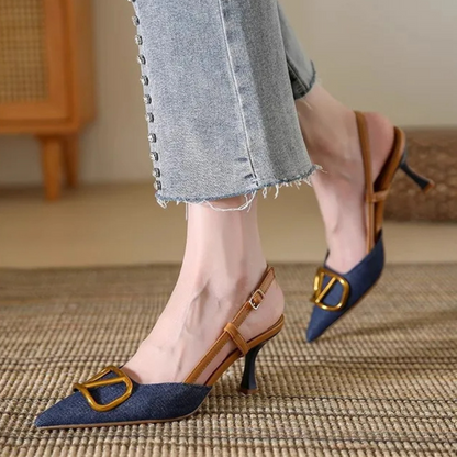 Celeste slingback stiletto heel heels for women | Valentina -2