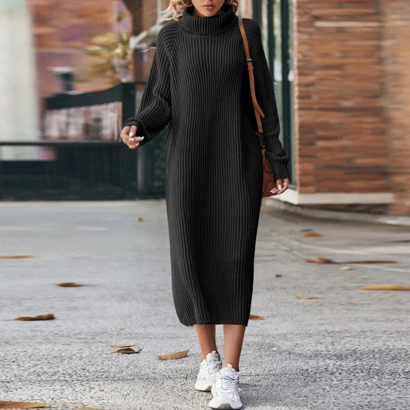 Elegant knit dress for women | Josephine -4