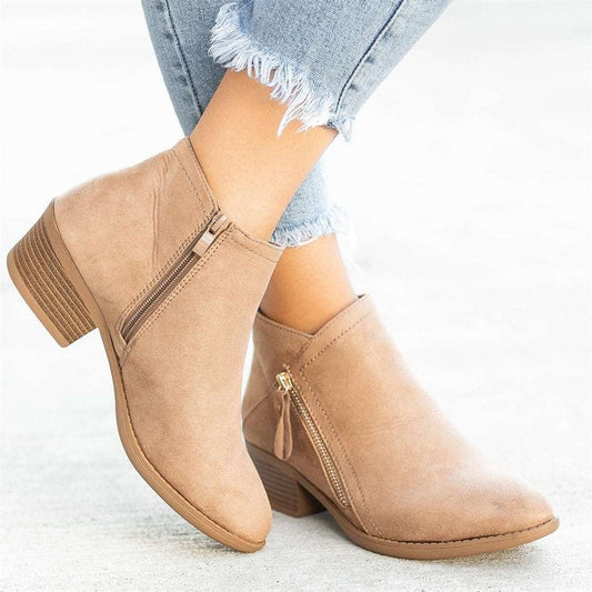 Ankle elegant comfortable boots for women | Celestia -1