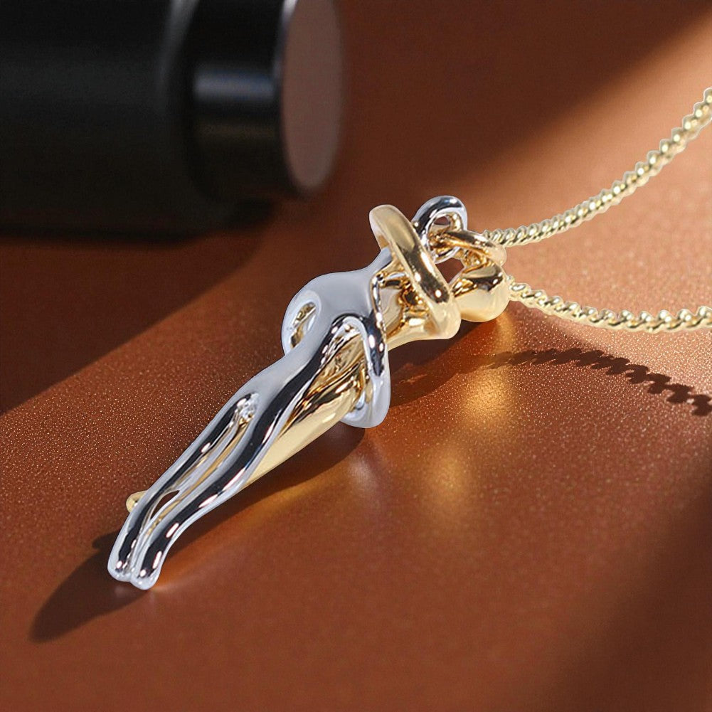 Unisex pendant symbolic necklace for women | Amelya -6