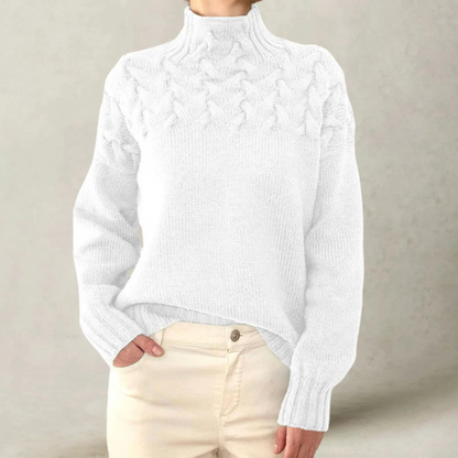 Chic warm sweater for women | Lilianne -6