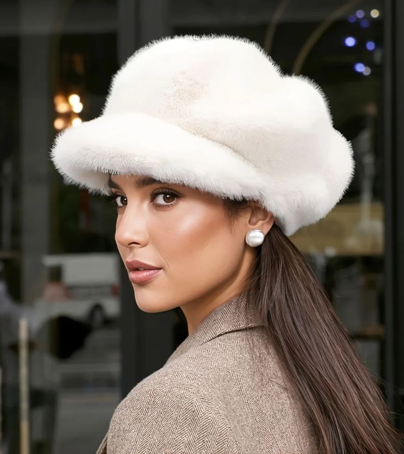 Structured elegant beret clothing for women | Liora -5
