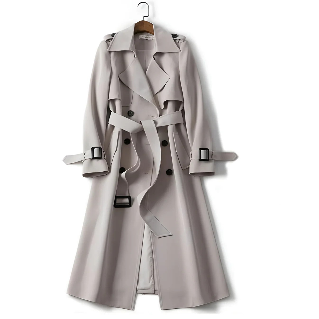 Trench elegant classic coat for women | Belted -6