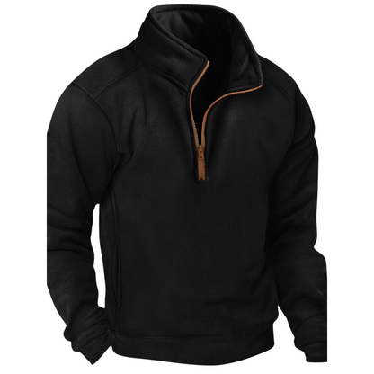 Casual quart zip sweater for men -3