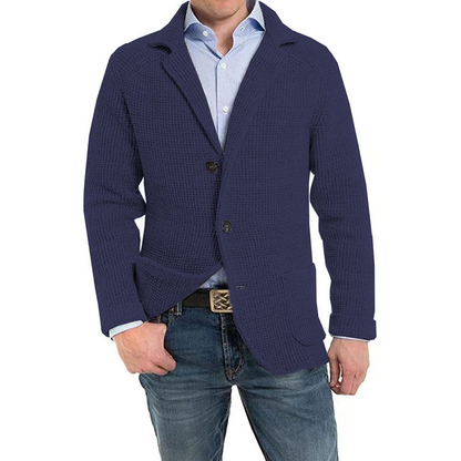 Men’s regular-fit button-up cardigan for men | Derek -4