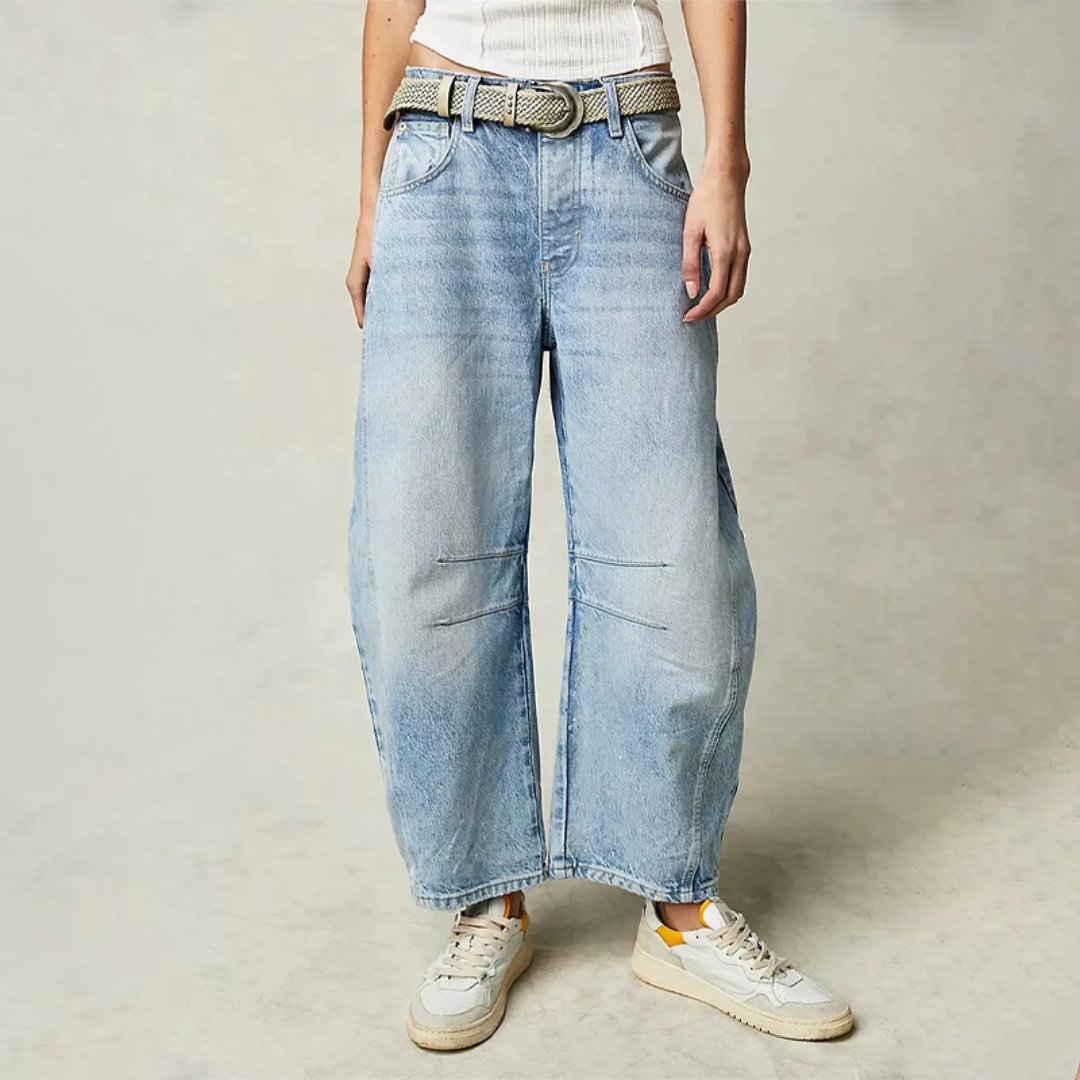 Comfort wide-leg jeans for women | Giselle -11