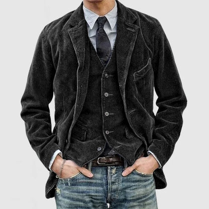 Casual chic vest jacket for men | Hudson -1