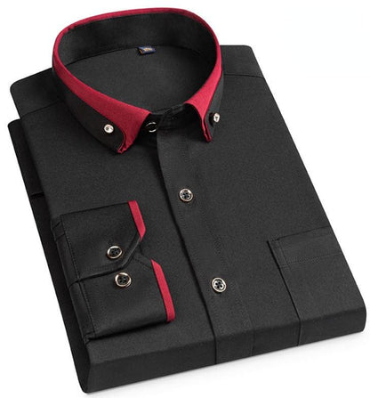 Button-up elegant shirt for men | Gideon -2
