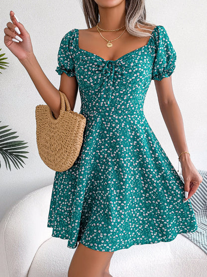 Elegant mini-summer dress for women | Kinsley -4
