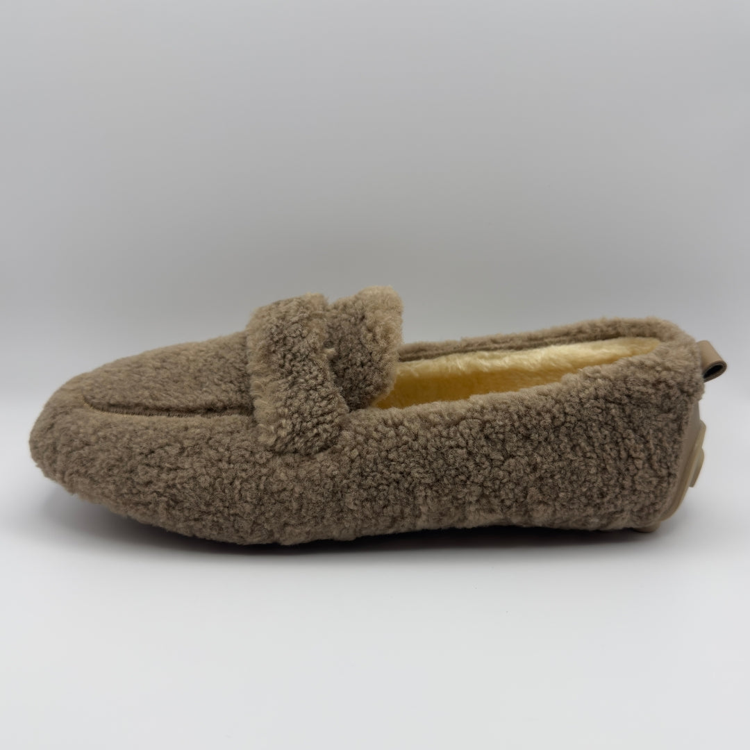 Cozy elegant winter loafers for women | Selene -10