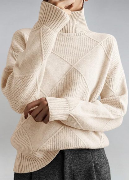 Sweater soft turtleneck for women -4