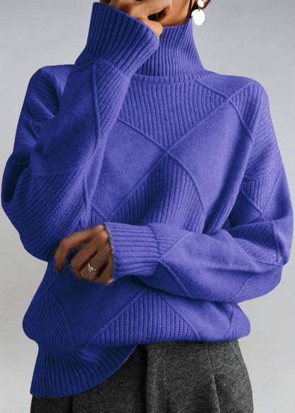Sweater soft turtleneck for women -8