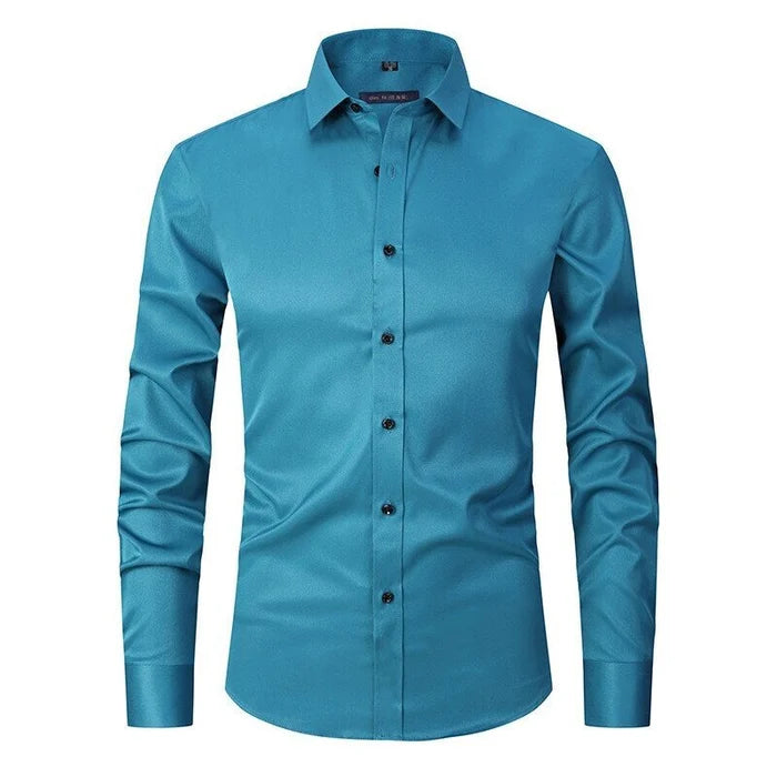 Button-up stretchy quality premium shirt for men | Liam -11