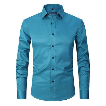 Button-up stretchy quality premium shirt for men | Liam -11