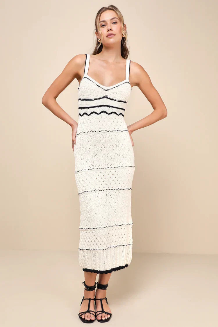Crochet elegant dress for women | Serena -1