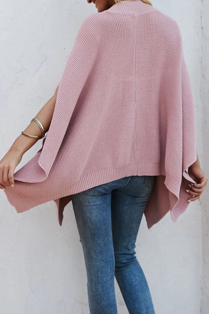 Knit style poncho sweater for women | Alienor -6