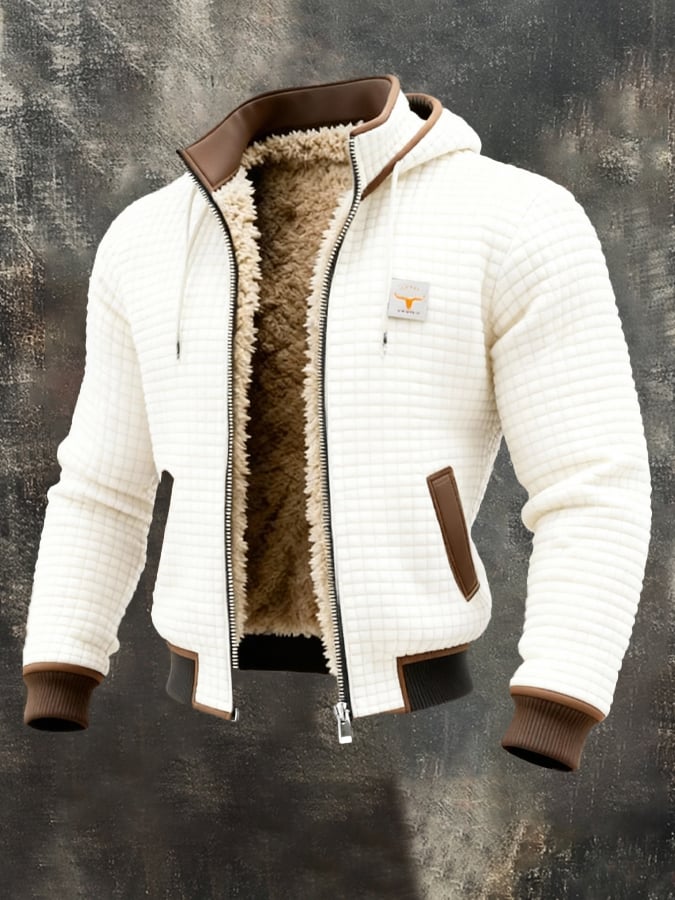 Quilted elegant jacket for men | Aurelio -3
