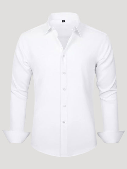 Fitted pleats shirt for men | Lorian -9