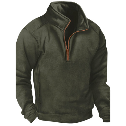 Casual quart zip sweater for men -4