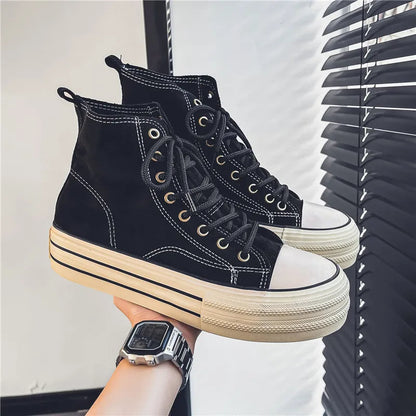 Platform high-top cushioned sole sneakers for men | Ardent -10