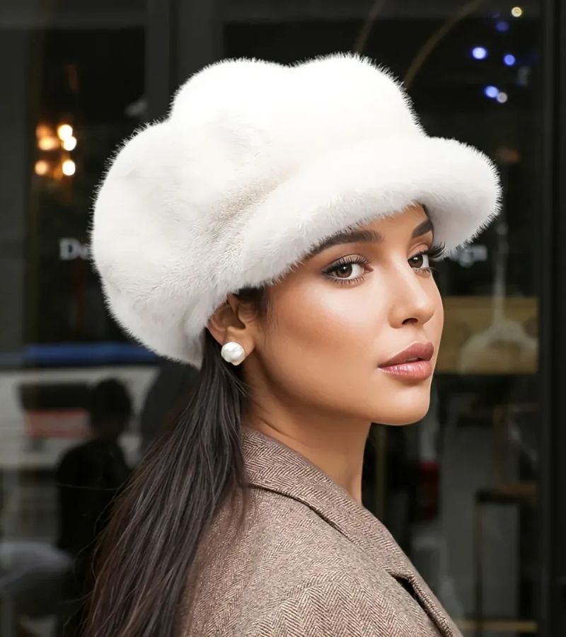 Structured elegant beret clothing for women | Liora -2