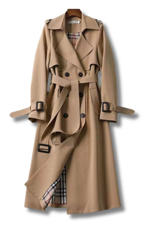 Trench classic coat for women | Elara -1