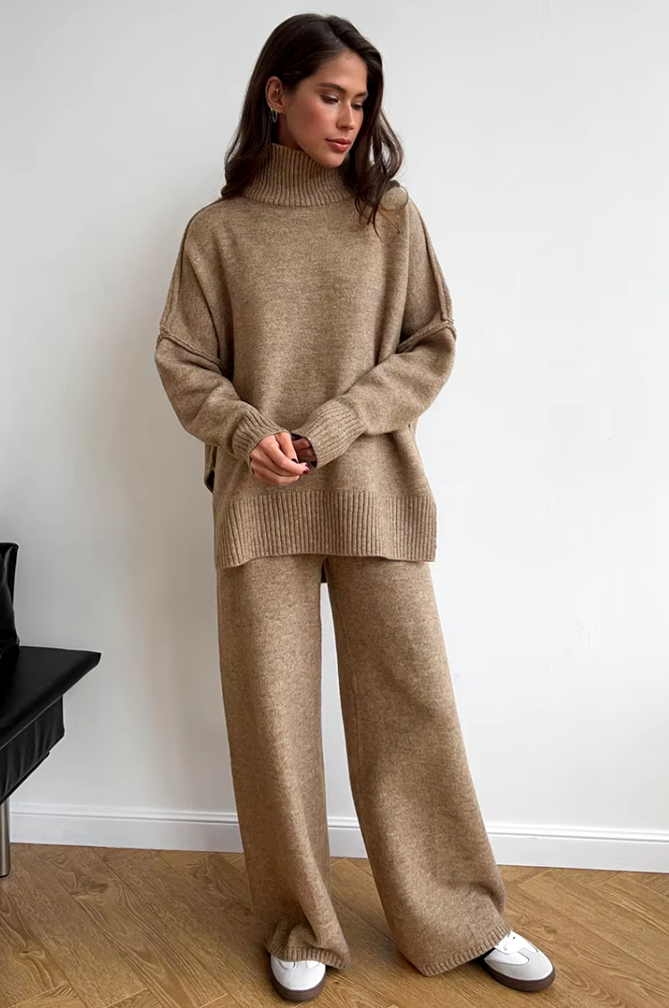 Luxurious matching winter set for women | Yelena -4