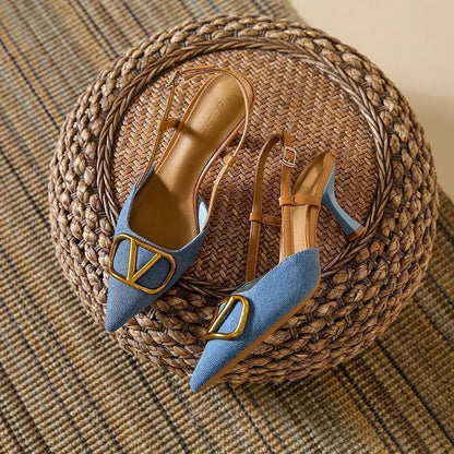 Celeste slingback stiletto heel heels for women | Valentina -9