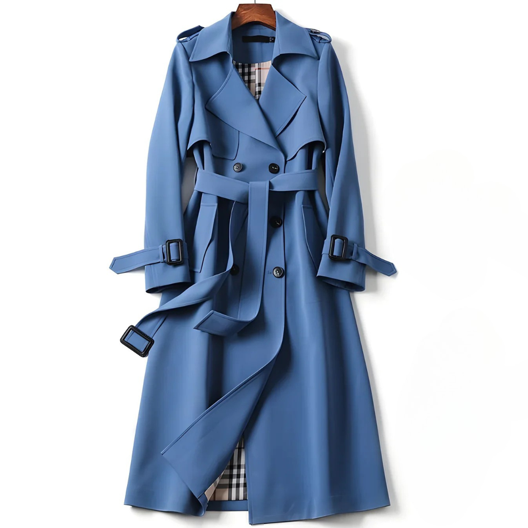 Trench elegant classic coat for women | Belted -3