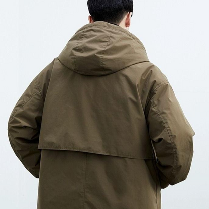 Repellent hooded cardigan for men | Jacket Water -4